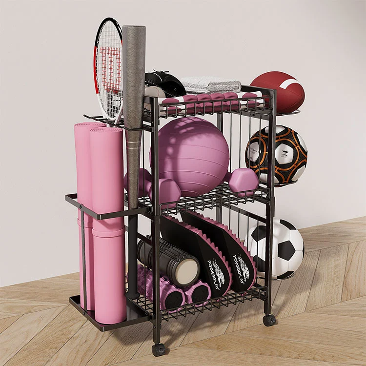 Стояща на пода метална поставка за йога постелка